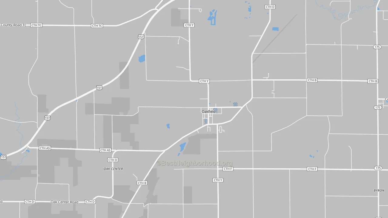 Transit Grade map of 53065, WI
