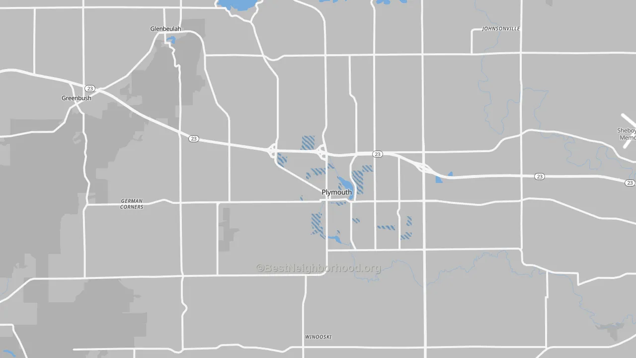 Transit Grade map of 53073, WI
