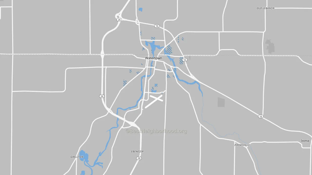 Transit Grade map of 53094, WI