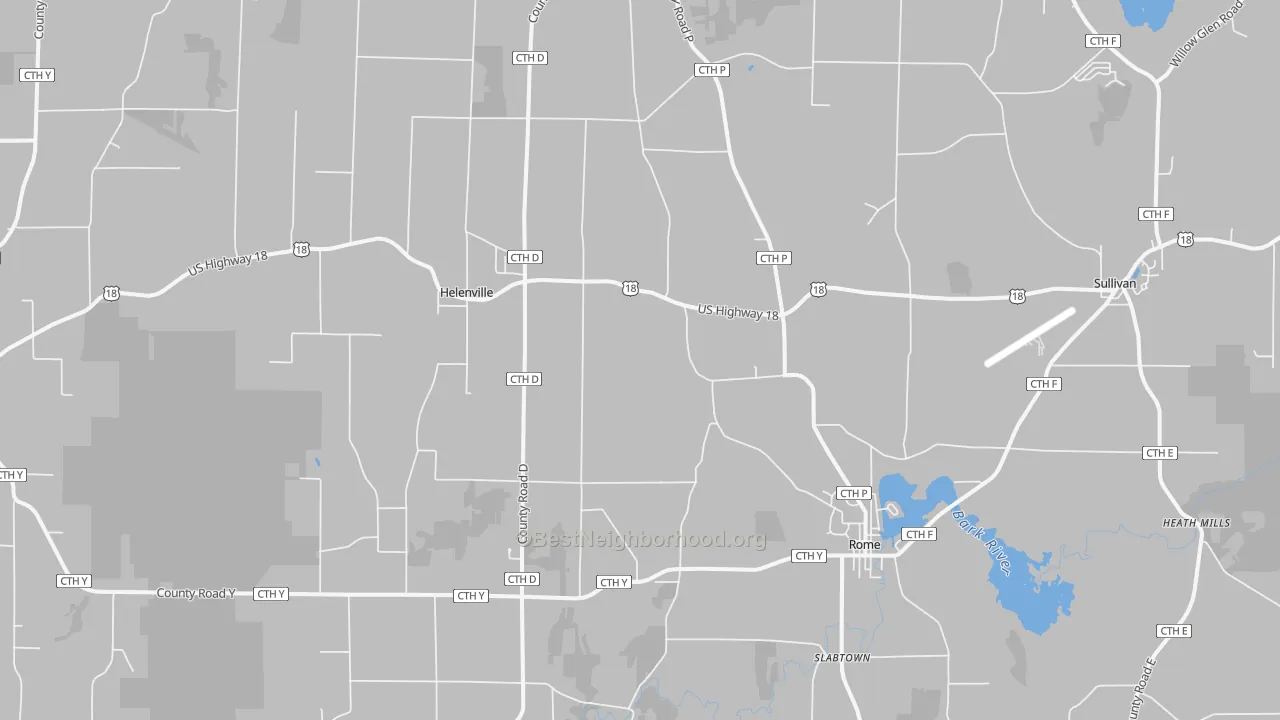 Transit Grade map of 53137, WI