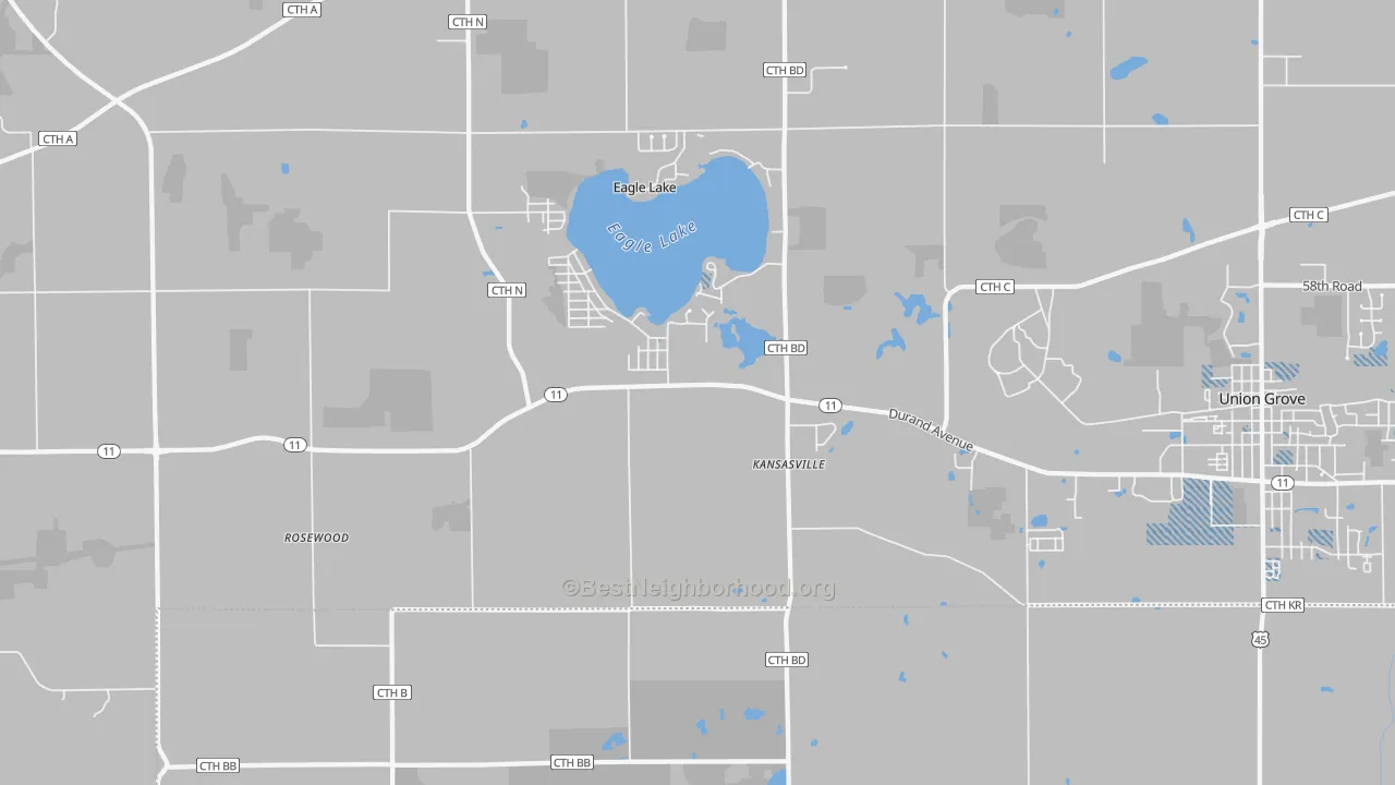 Transit Grade map of 53139, WI