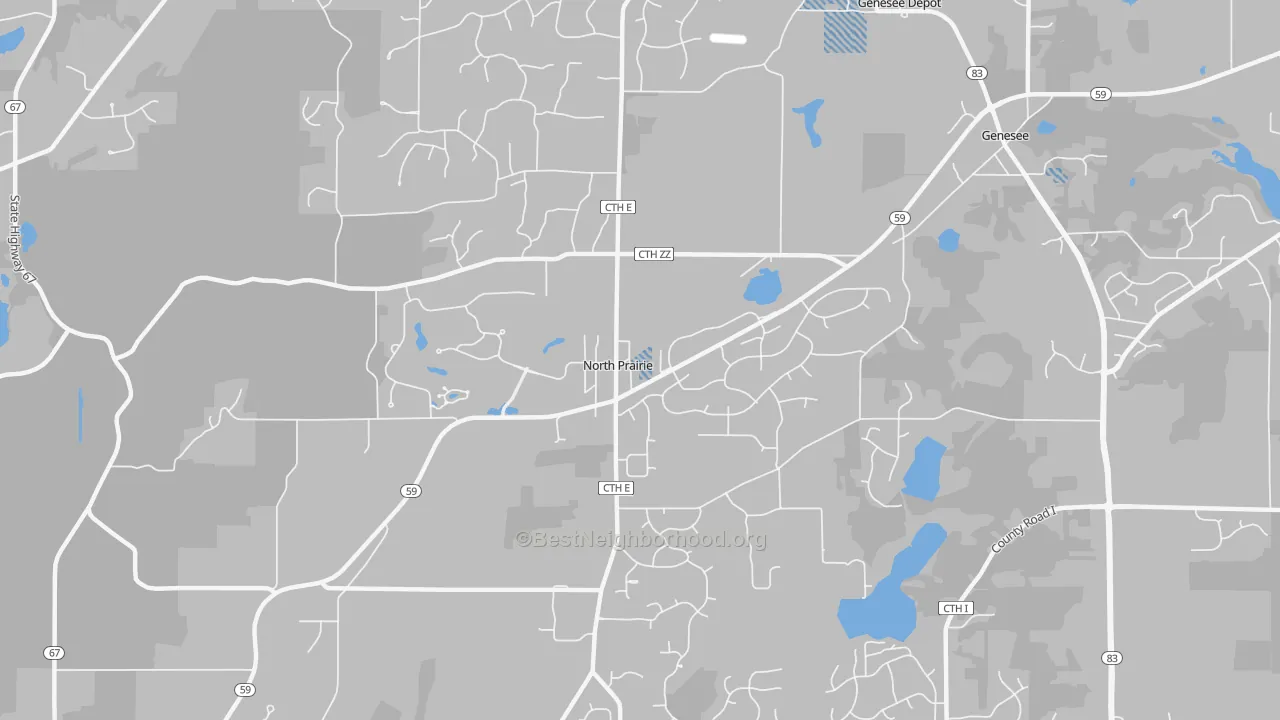 Transit Grade map of 53153, WI