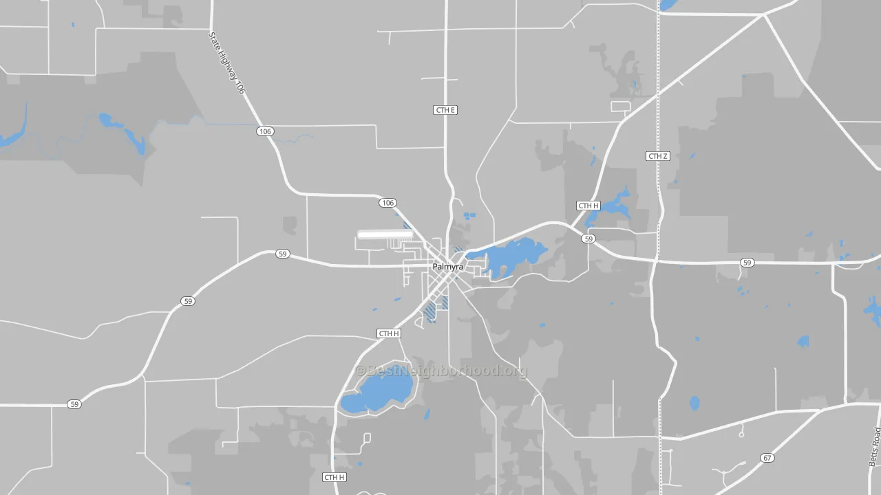 Transit Grade map of 53156, WI