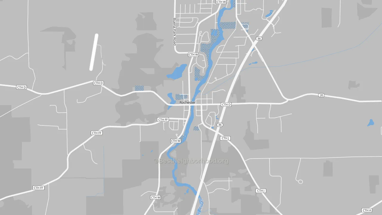 Transit Grade map of 53167, WI