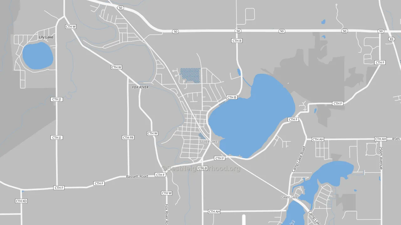 Transit Grade map of 53170, WI