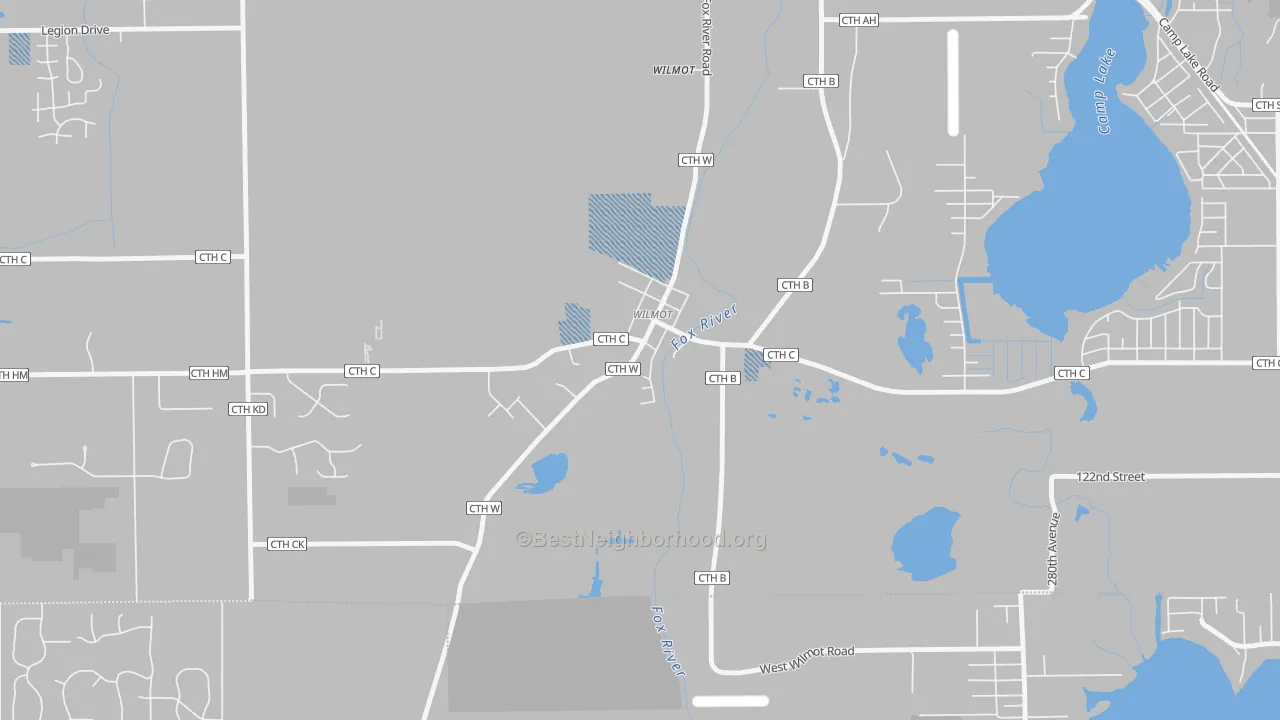Transit Grade map of 53192, WI
