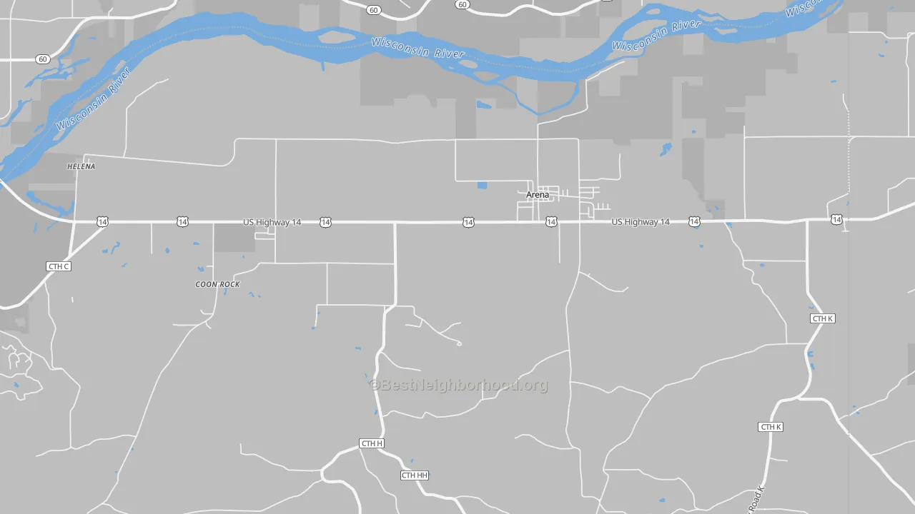 Transit Grade map of 53503, WI