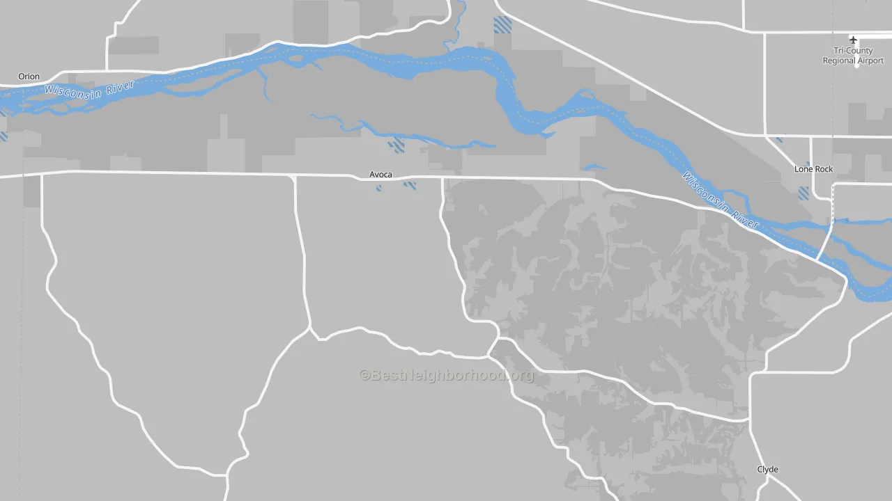 Transit Grade map of 53506, WI