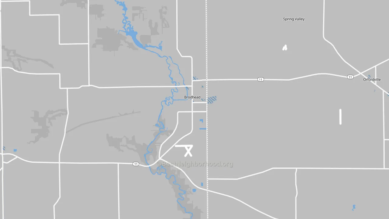 Transit Grade map of 53520, WI