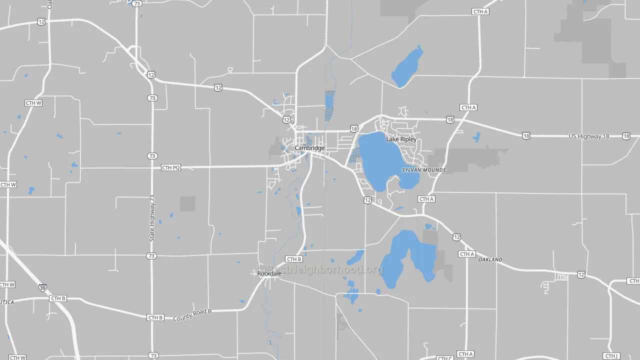 Transit Grade map of 53523, WI