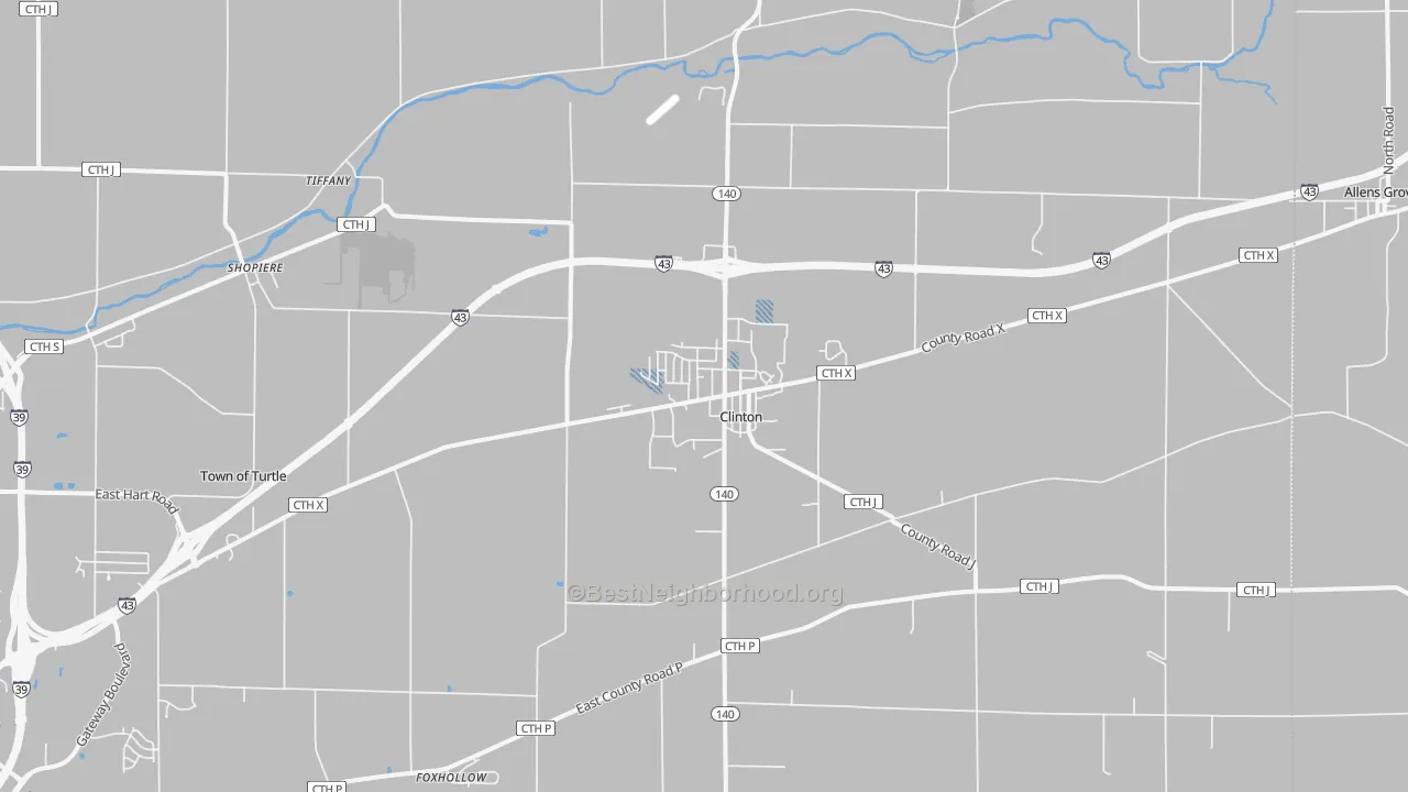 Transit Grade map of 53525, WI