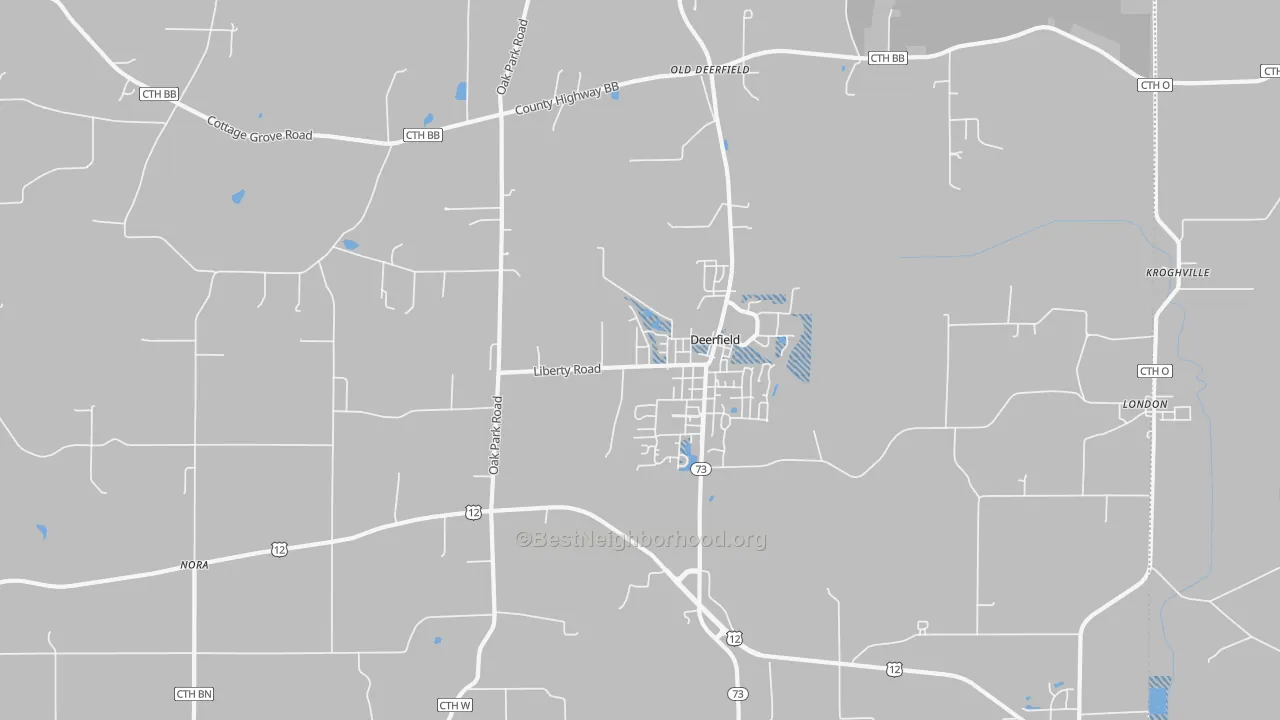 Transit Grade map of 53531, WI