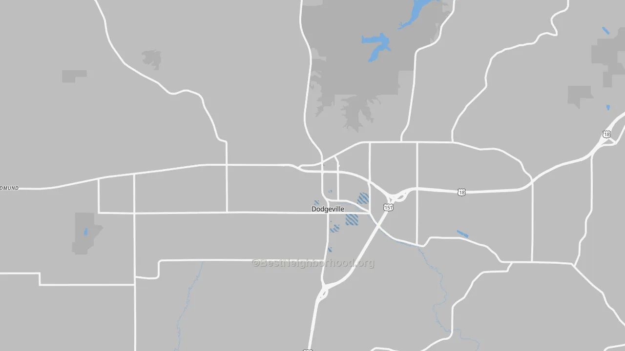 Transit Grade map of 53533, WI