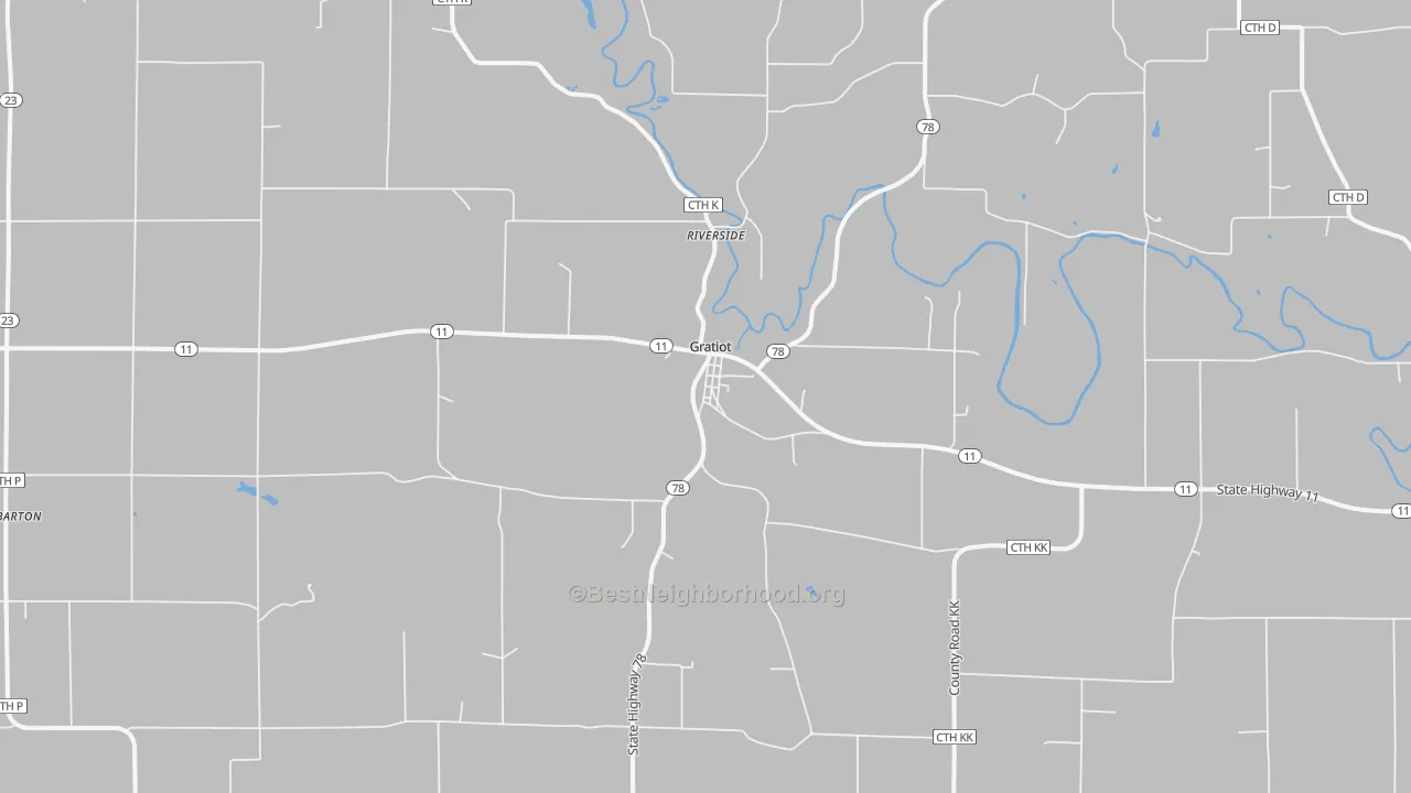 Transit Grade map of 53541, WI