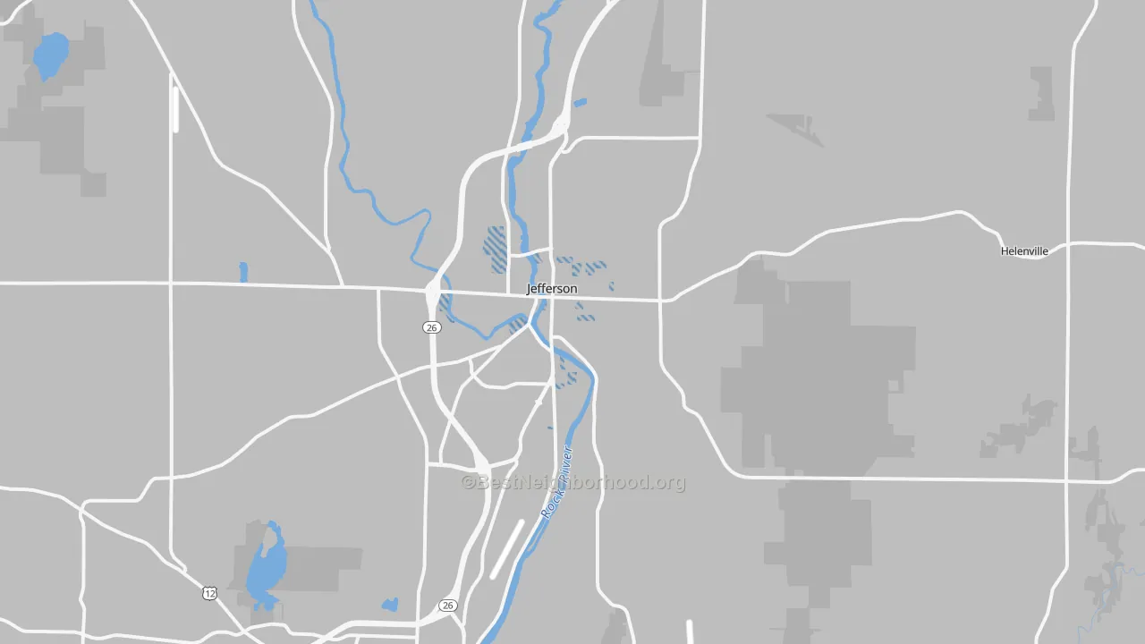 Transit Grade map of 53549, WI