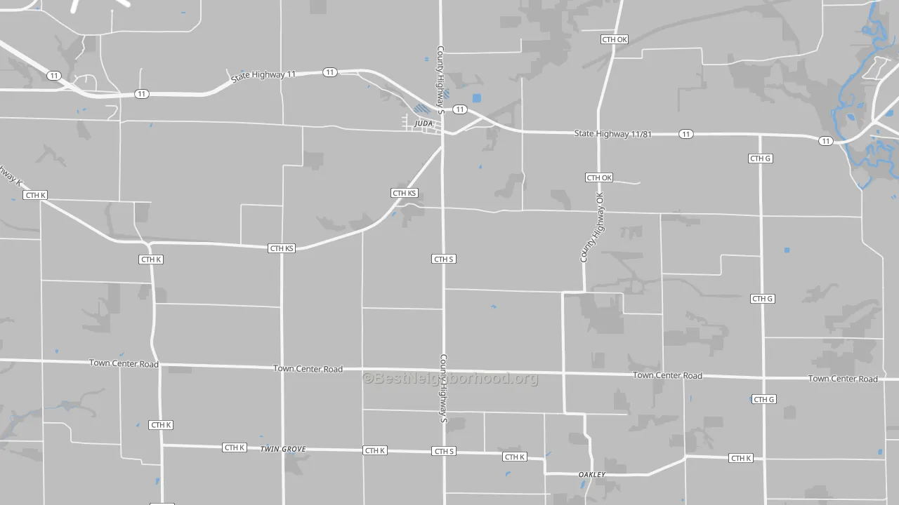 Transit Grade map of 53550, WI