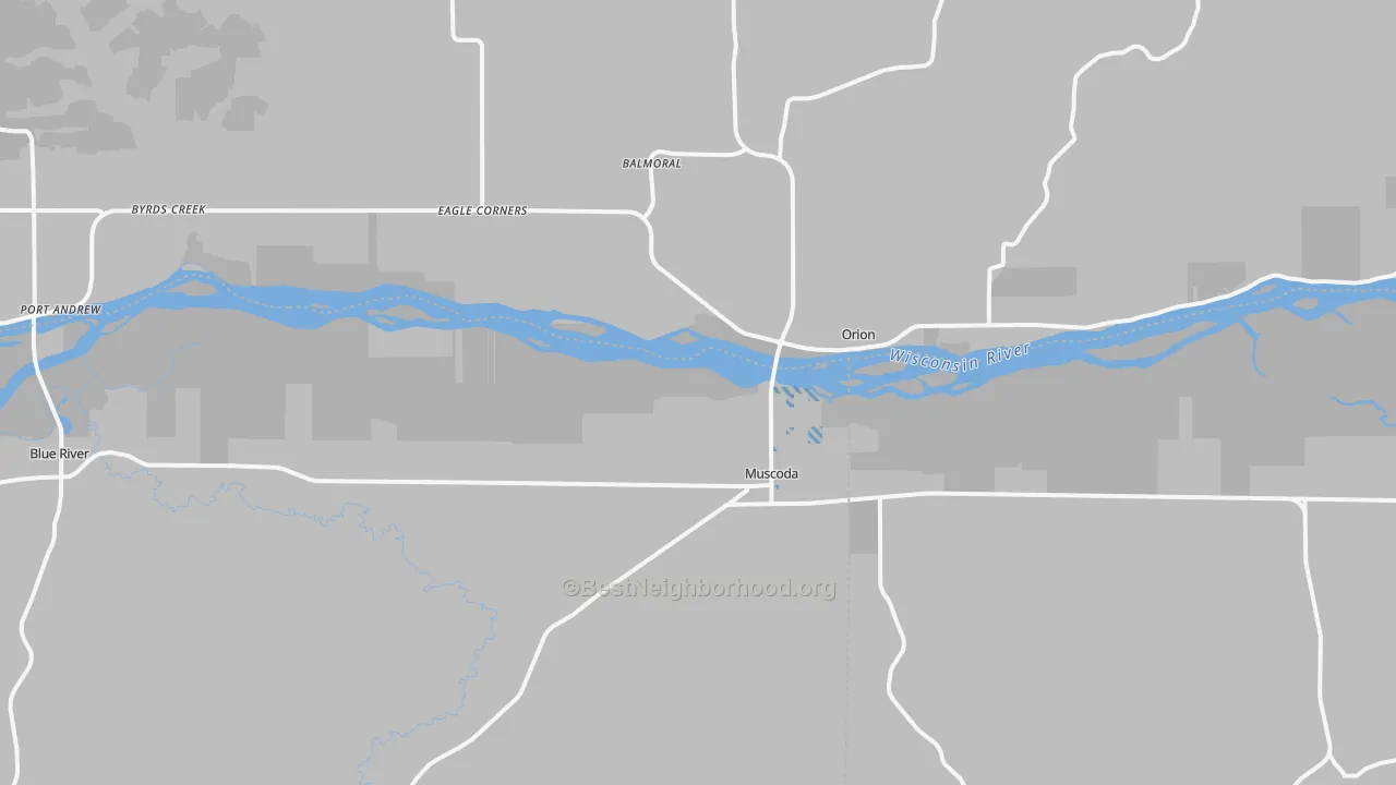 Transit Grade map of 53573, WI