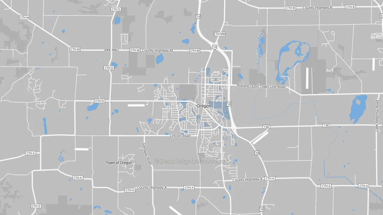 Transit Grade map of 53575, WI