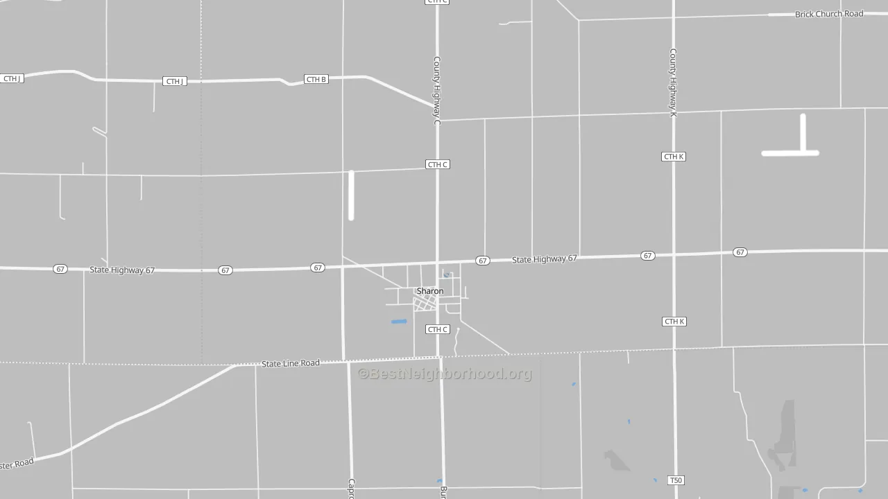 Transit Grade map of 53585, WI