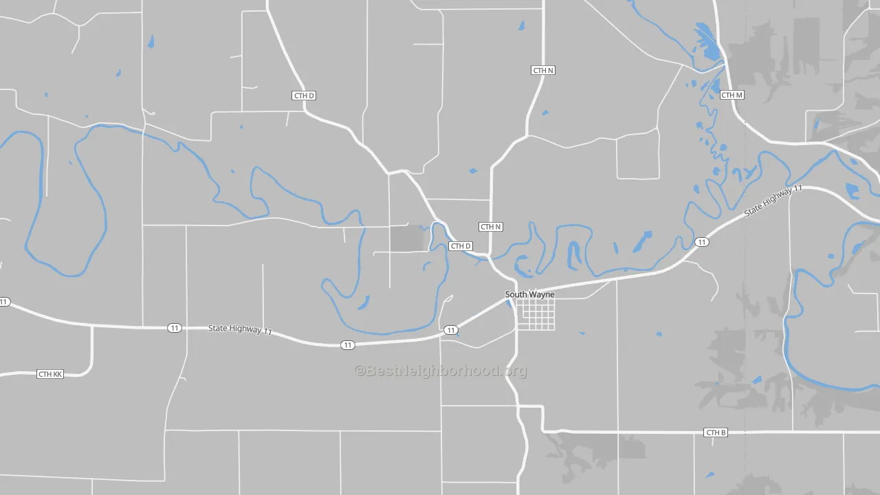 Transit Grade map of 53587, WI