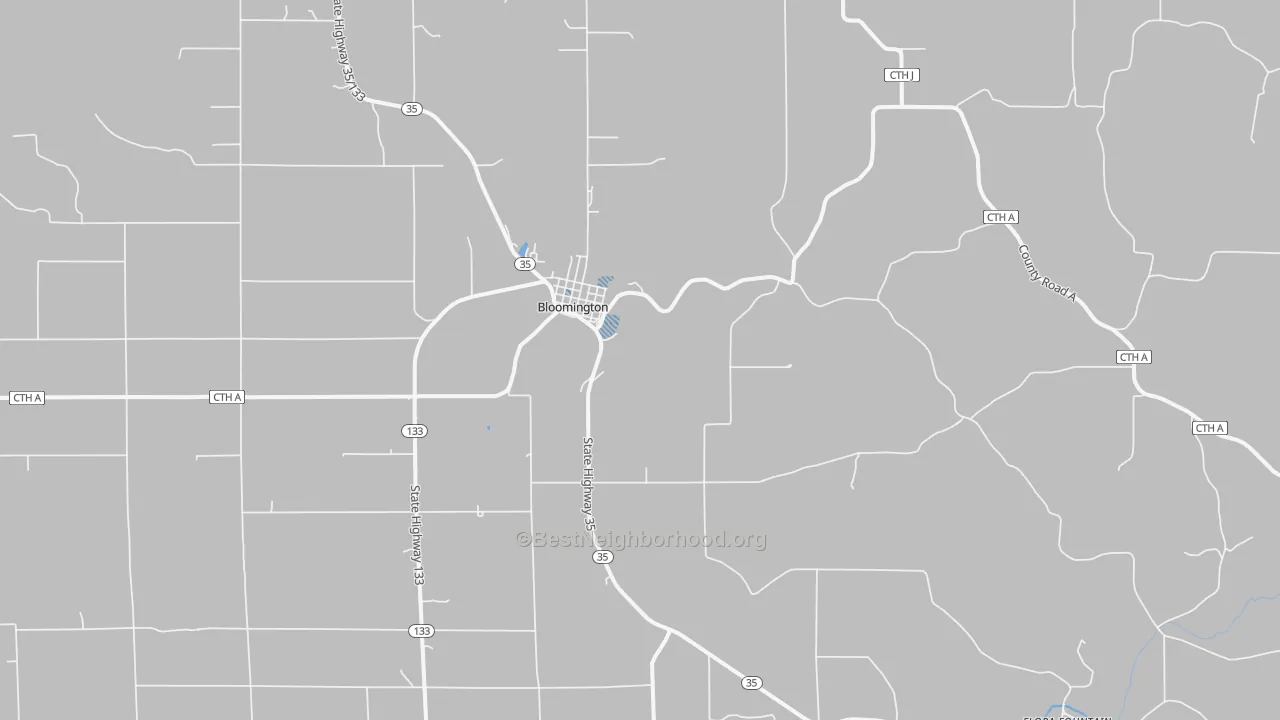 Transit Grade map of 53804, WI