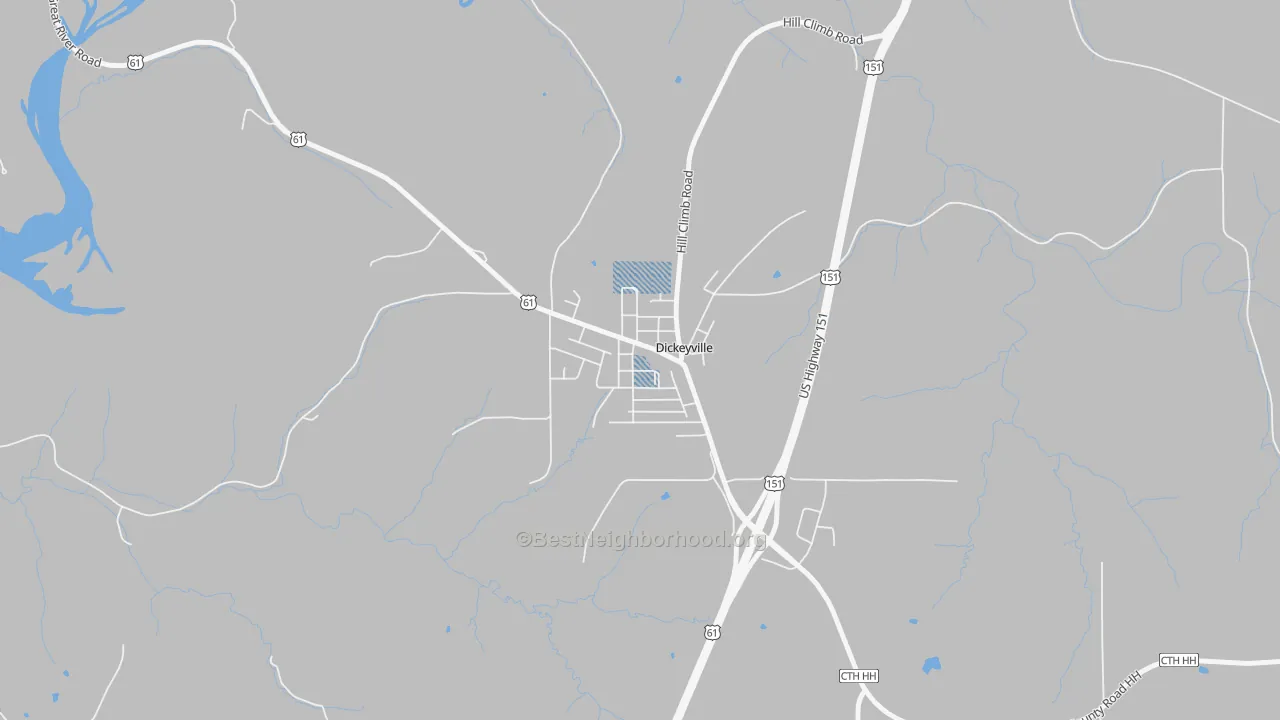 Transit Grade map of 53808, WI