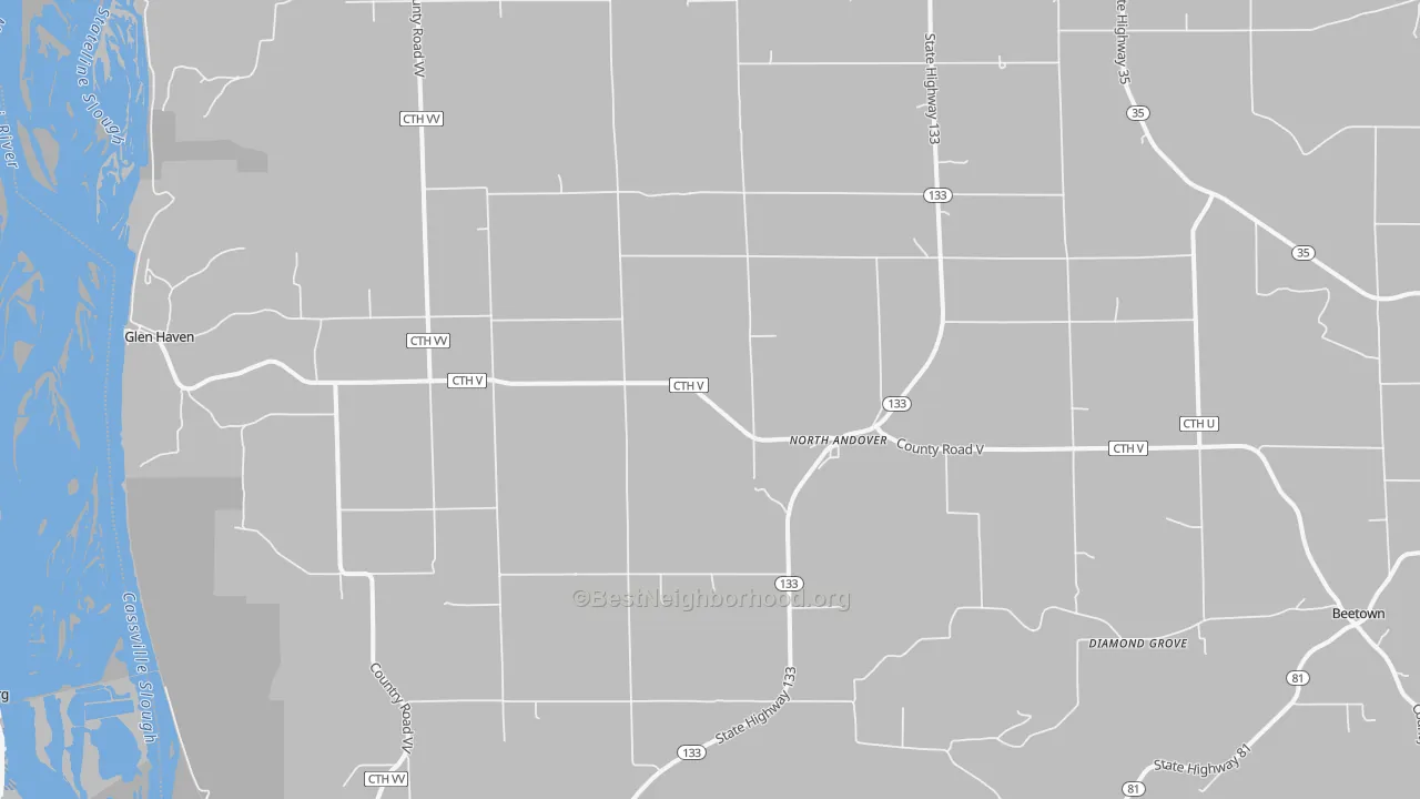 Transit Grade map of 53810, WI