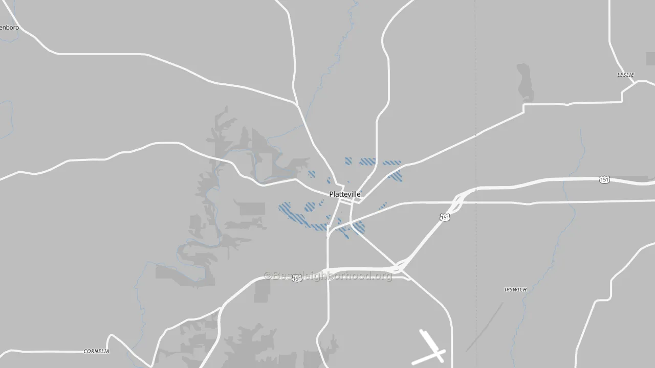 Transit Grade map of 53818, WI