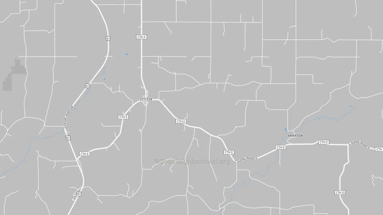 Transit Grade map of 53825, WI