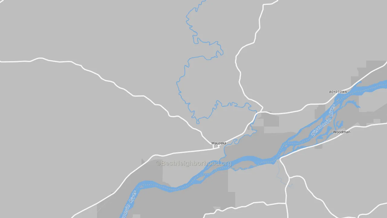 Transit Grade map of 53826, WI