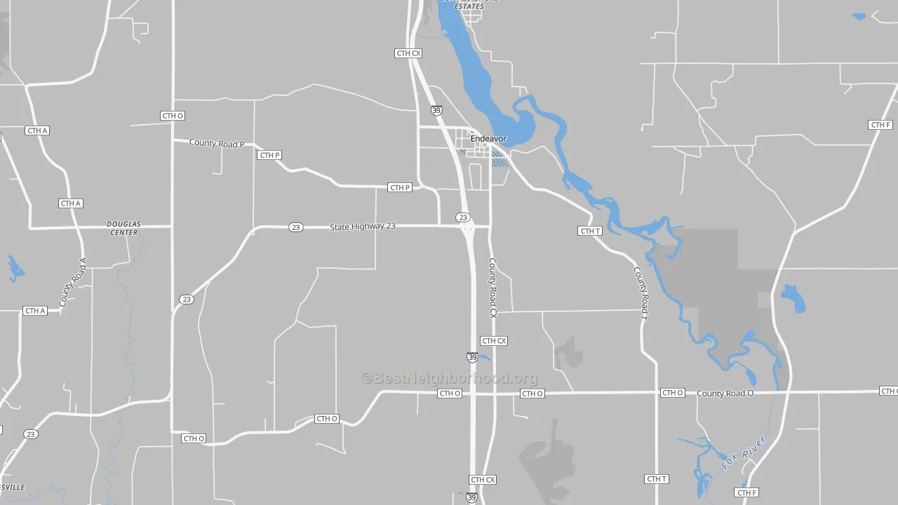 Transit Grade map of 53930, WI