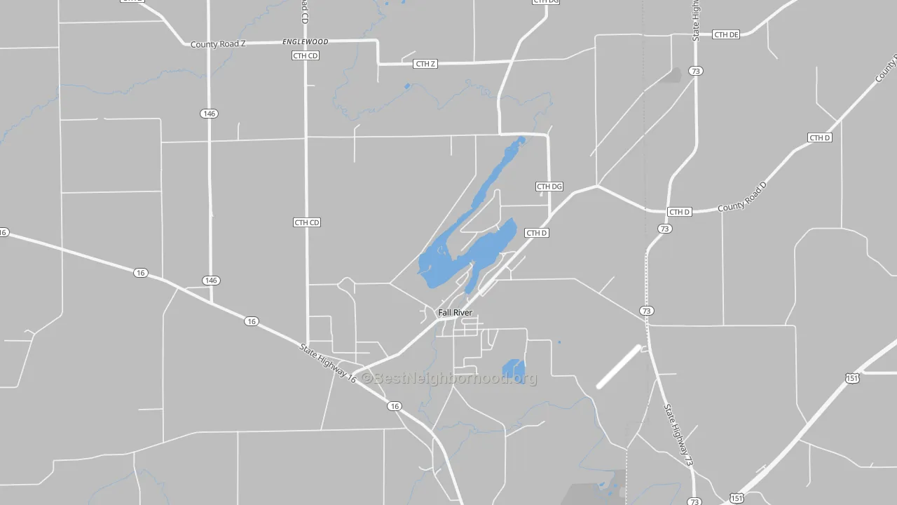 Transit Grade map of 53932, WI