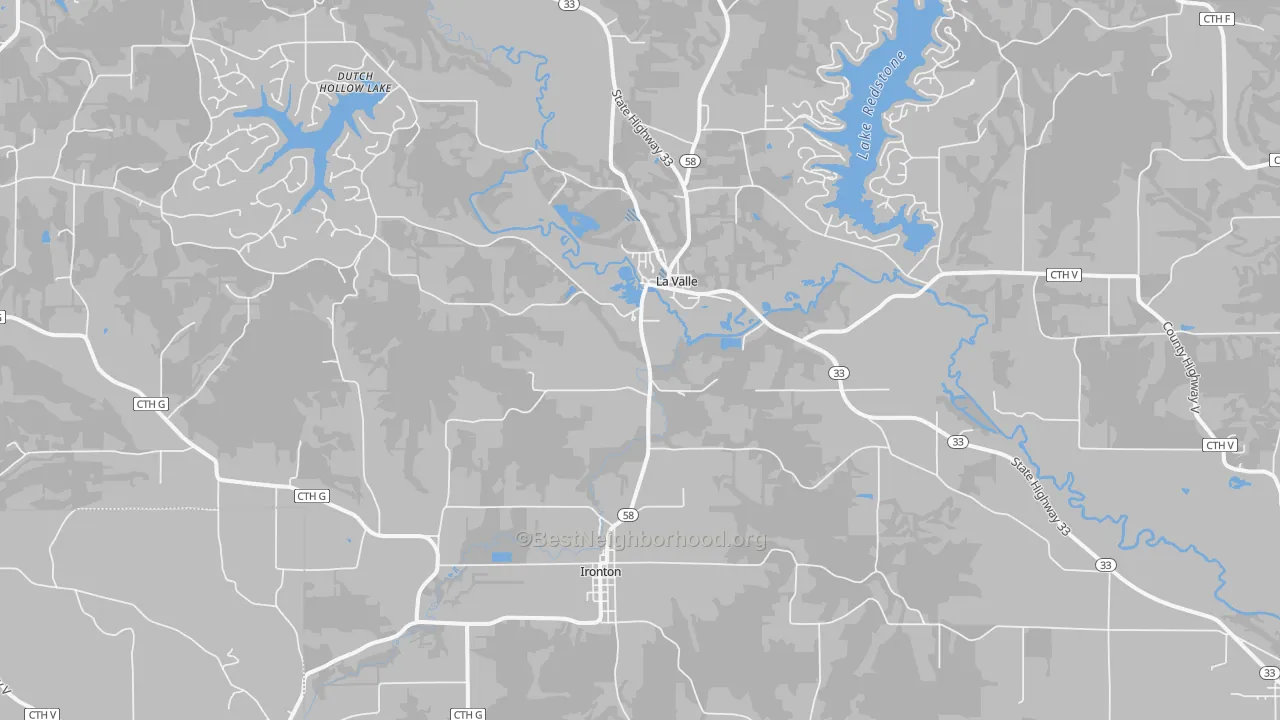 Transit Grade map of 53941, WI