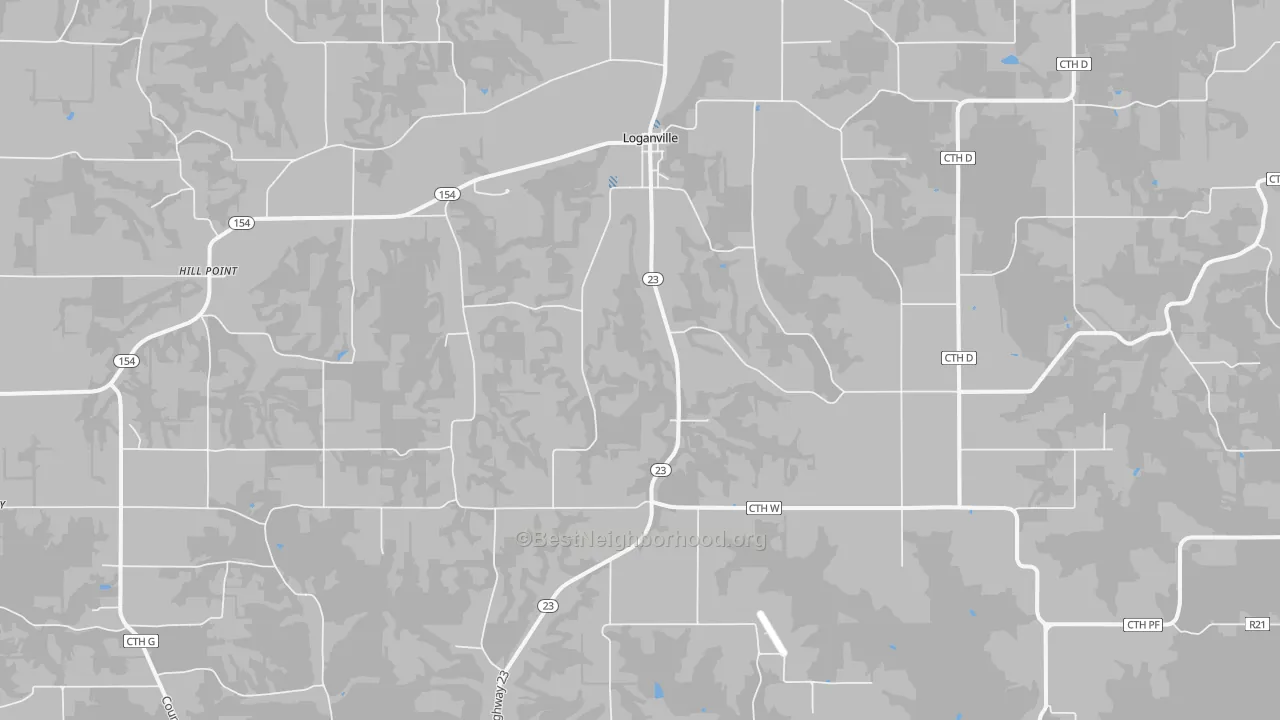 Transit Grade map of 53943, WI
