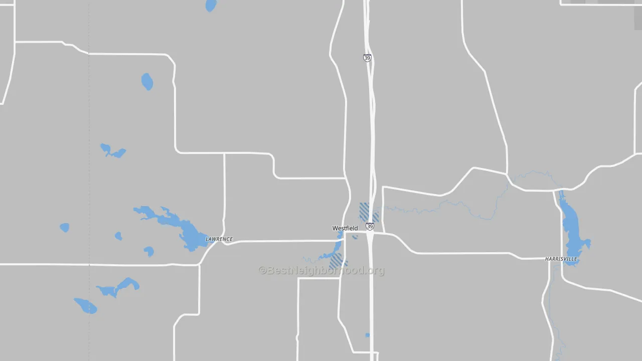 Transit Grade map of 53964, WI