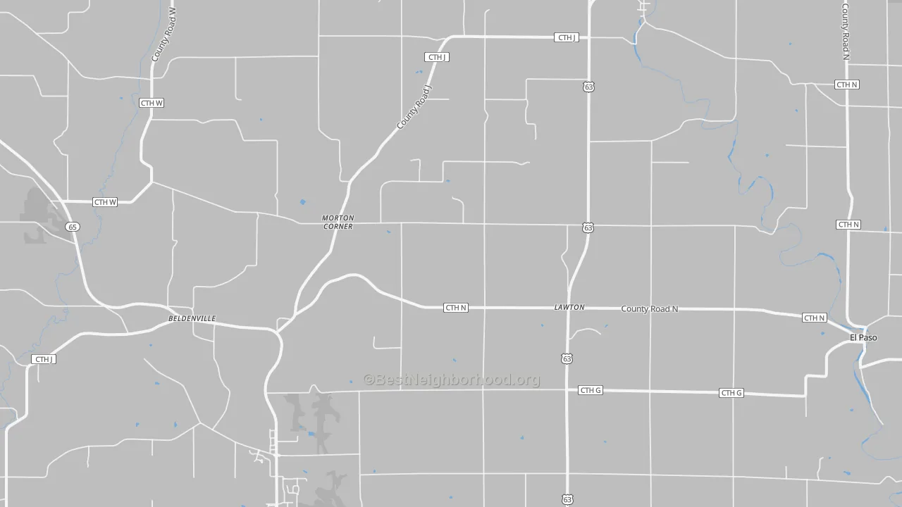 Transit Grade map of 54003, WI