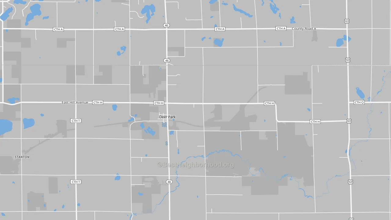 Transit Grade map of 54007, WI