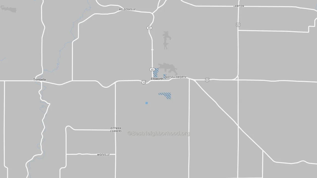 Transit Grade map of 54011, WI