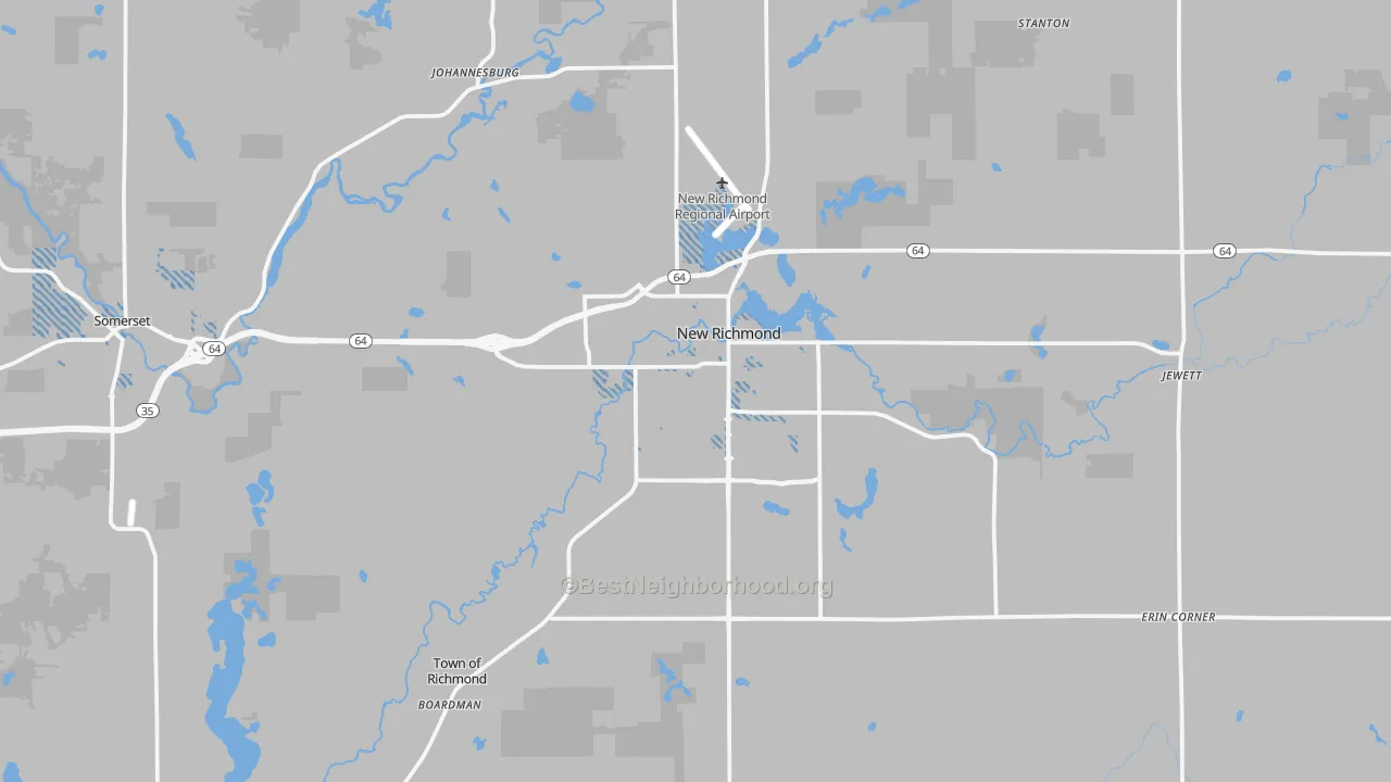 Transit Grade map of 54017, WI