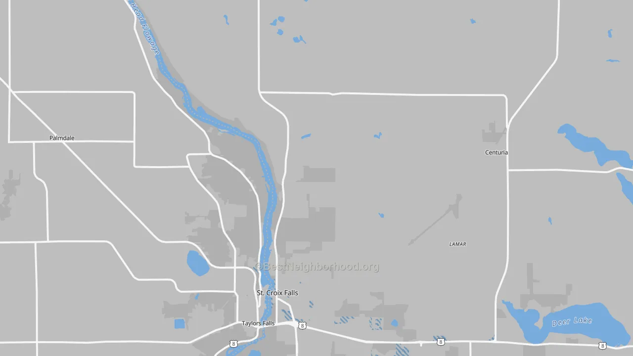 Transit Grade map of 54024, WI
