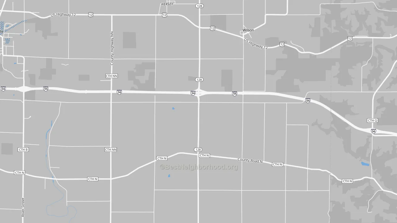 Transit Grade map of 54027, WI