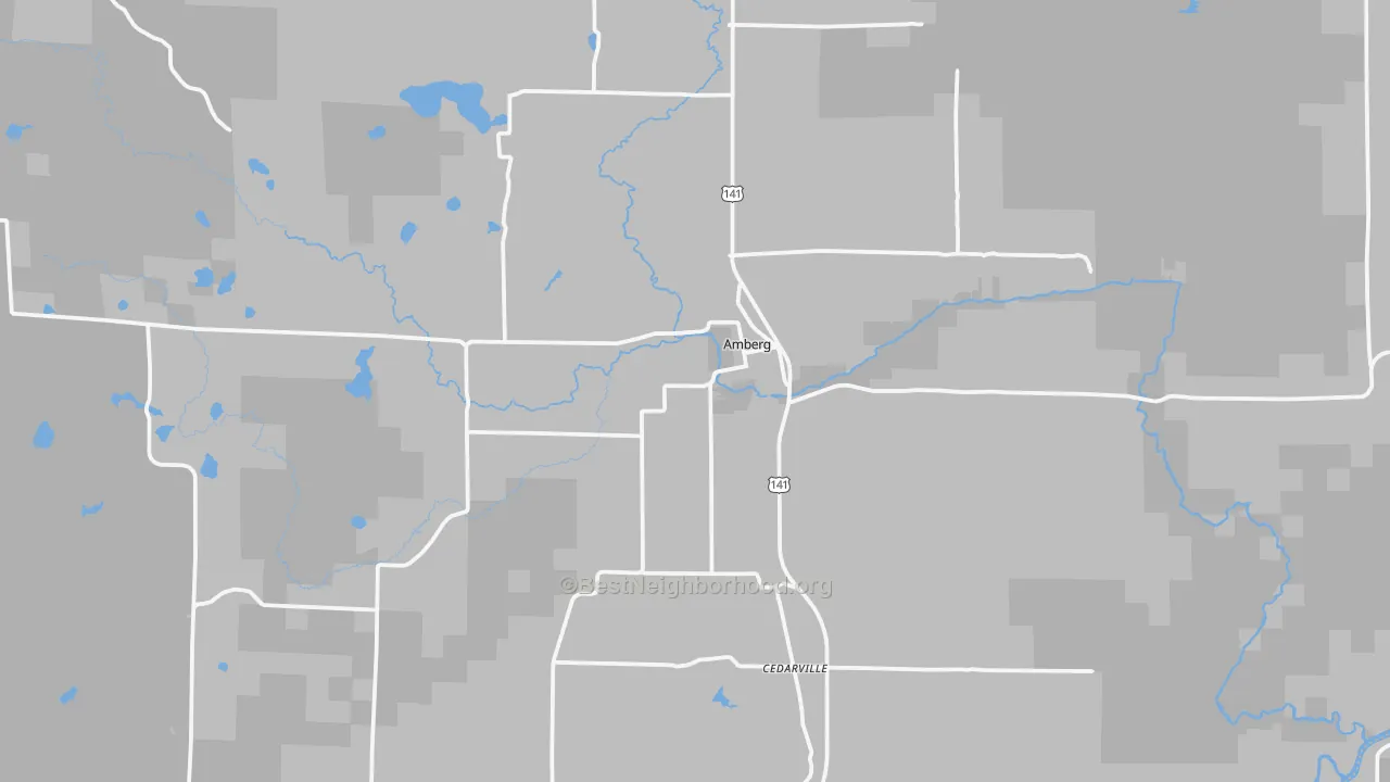 Transit Grade map of 54102, WI