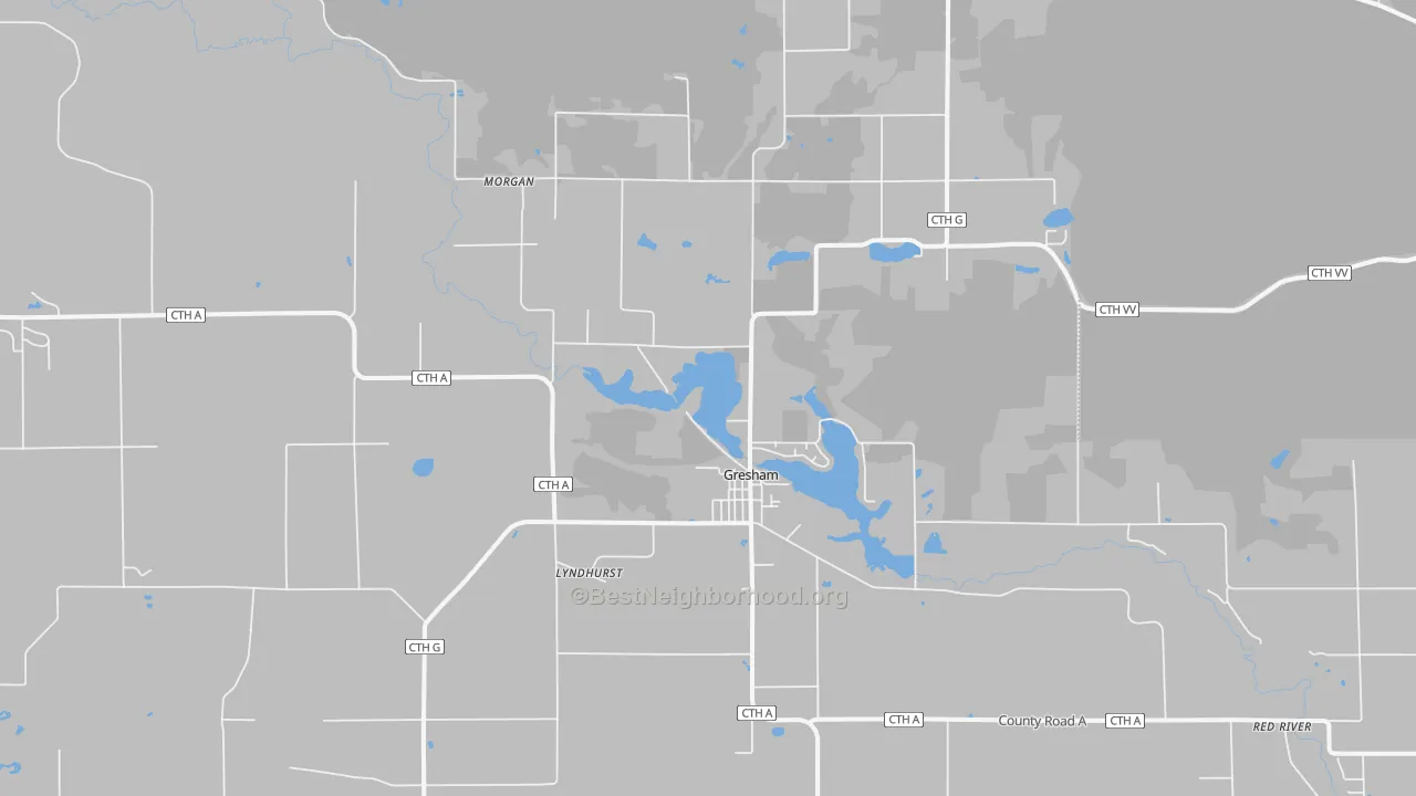 Transit Grade map of 54128, WI
