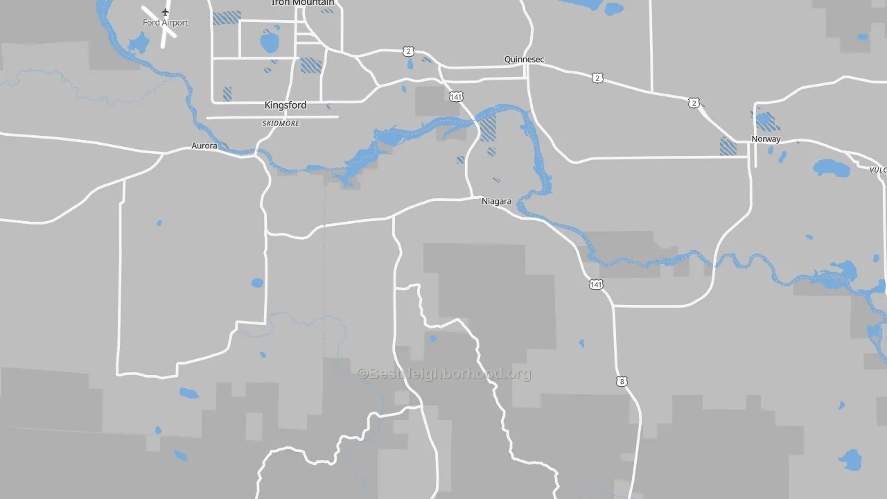 Transit Grade map of 54151, WI
