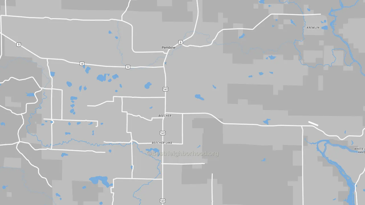 Transit Grade map of 54156, WI
