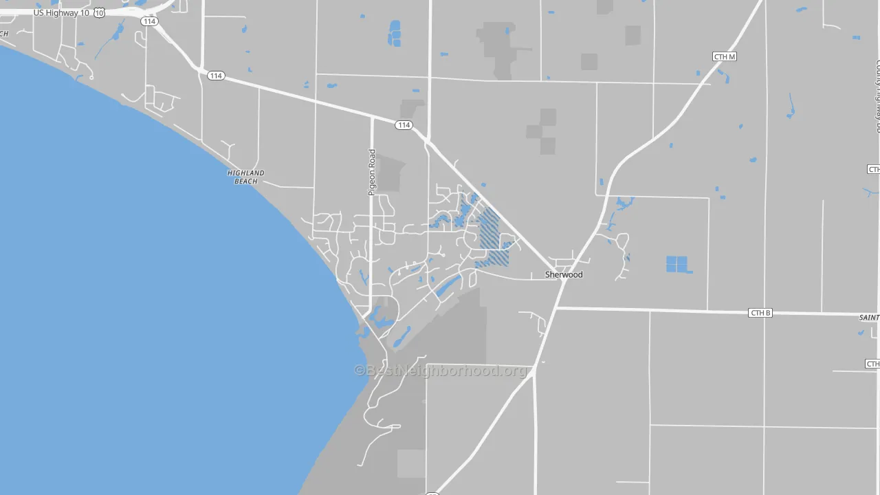 Transit Grade map of 54169, WI