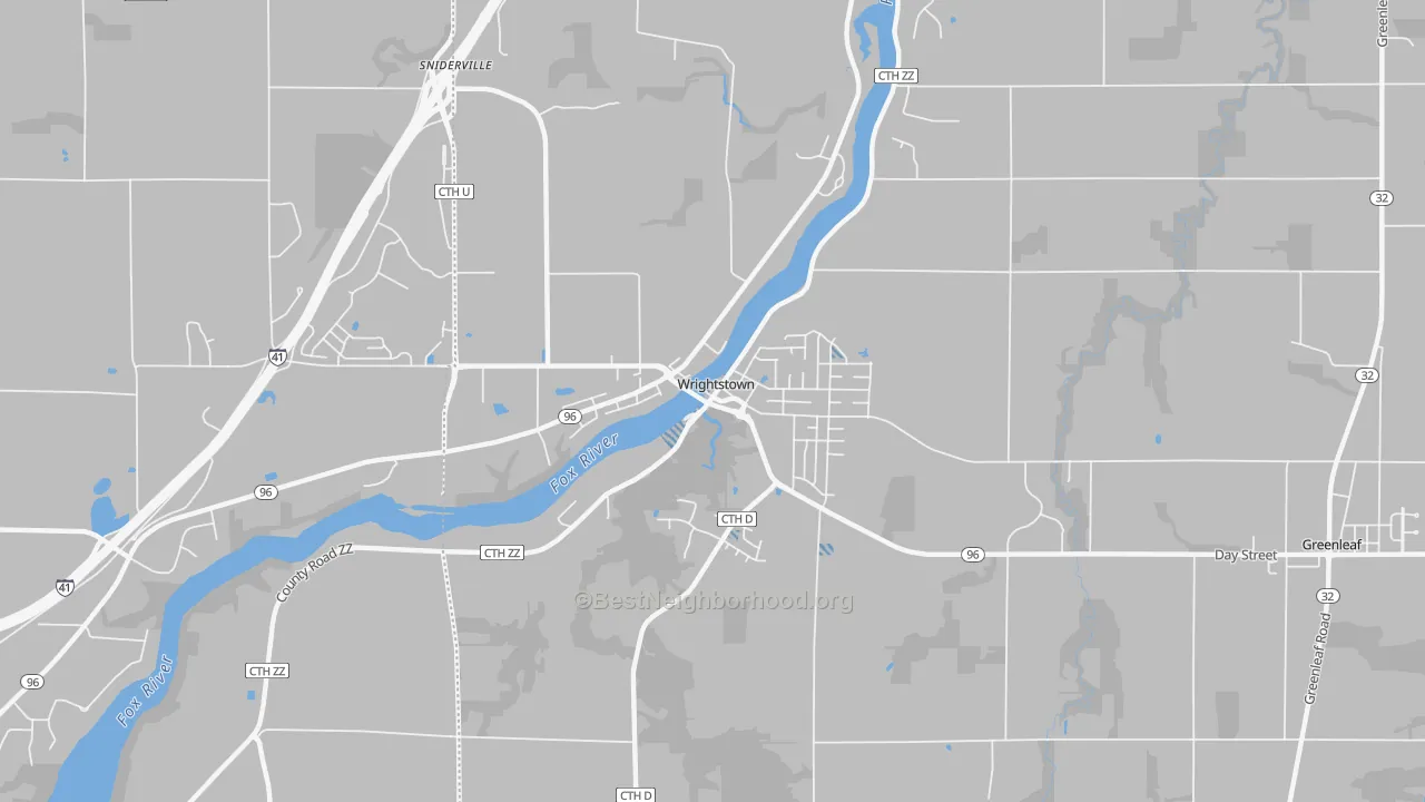 Transit Grade map of 54180, WI