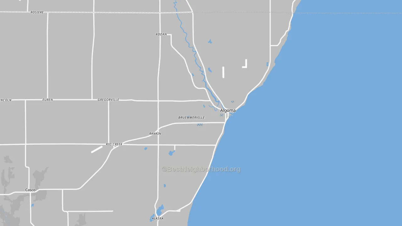 Transit Grade map of 54201, WI