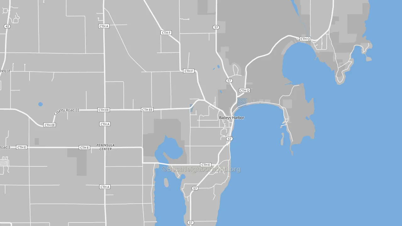 Transit Grade map of 54202, WI