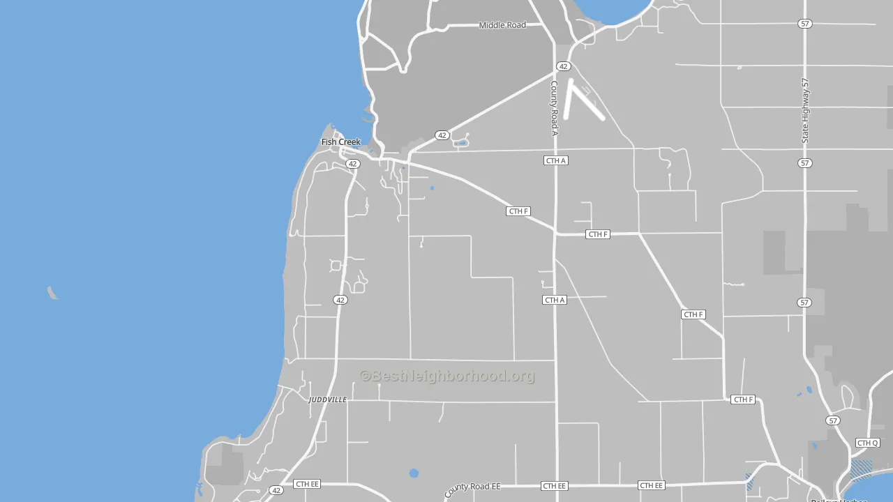 Transit Grade map of 54212, WI